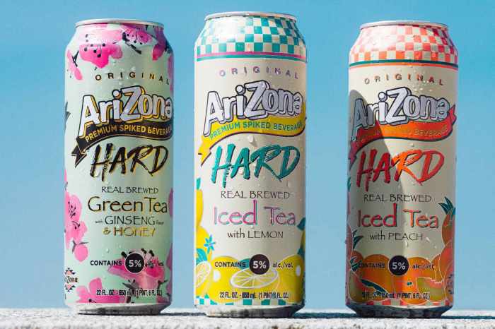 Arizona hard iced tea nutrition facts