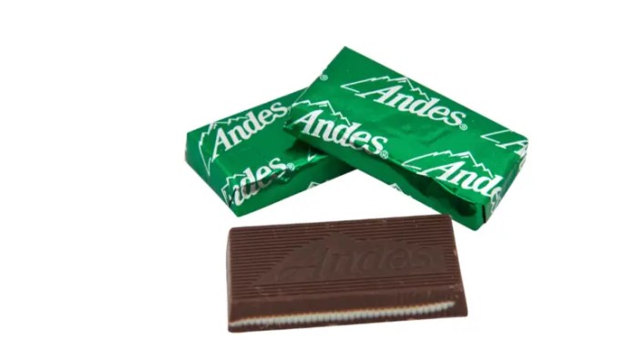 Andes mints nutrition facts